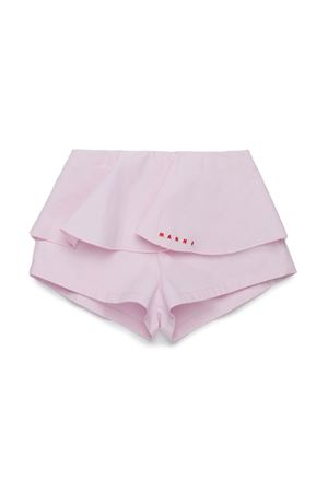 pink cotton shorts MARNI KIDS | M01461M00UW0M347